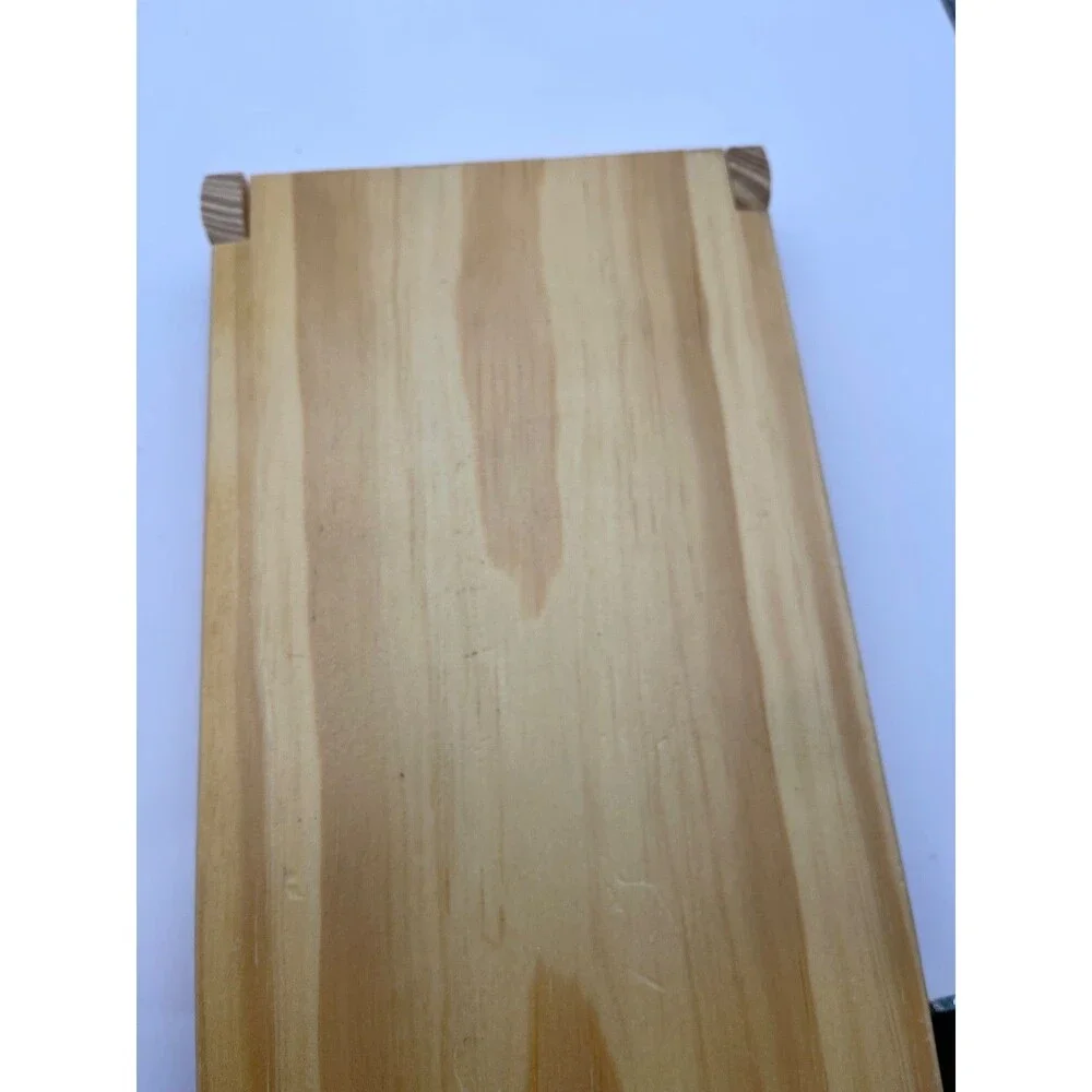 Wooden Mancala Board Game Folding Solid Wood Kalah Board Only